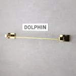 آویز حوله دلفین مدل Est-07-L-g | طلایی | گارانتی اصالت و سلامت فیزیکی کالا