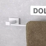 آویز حوله دلفین مدل Est-08-L-w | سفید | گارانتی اصالت و سلامت فیزیکی کالا