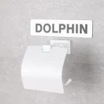 پایه رول دستمال کاغذی دلفین مدل Est-08-w | سفید | گارانتی اصالت و سلامت فیزیکی کالا