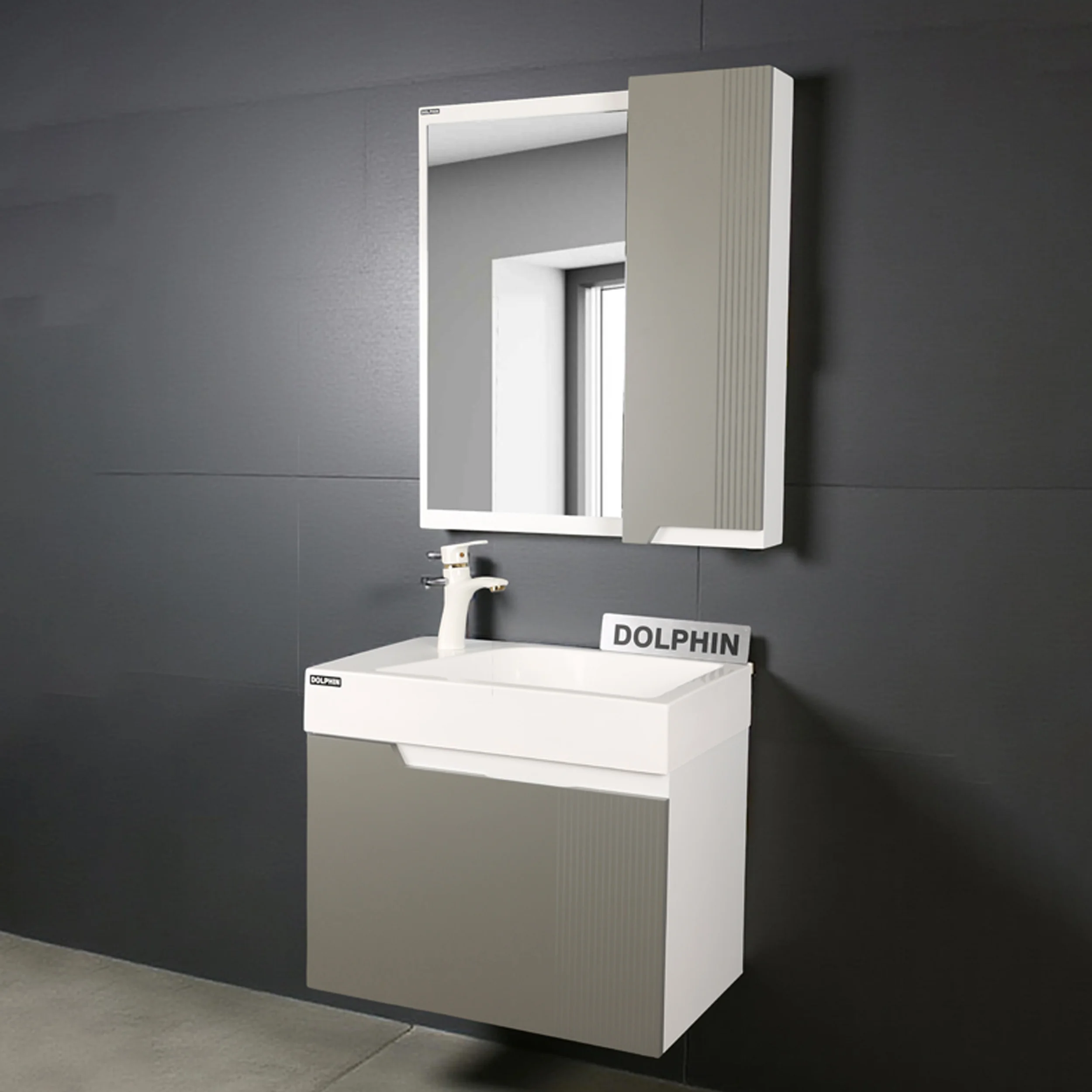 ست کابینت و روشویی دلفین مدل R30-Gr به همراه آینه و باکس | طوسی | گارانتی اصالت و سلامت فیزیکی کالا ست کابینت و روشویی دلفین مدل R30-Gr به همراه آینه و باکس | طوسی | گارانتی اصالت و سلامت فیزیکی کالا
