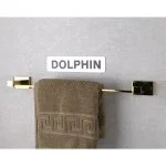 آویز حوله دلفین مدل Est-07-L-g | طلایی | گارانتی اصالت و سلامت فیزیکی کالا