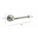 پایه رول دستمال کاغذی دلفین مدل رول کوتاه کد SS-k-3230 | کروم مات | گارانتی اصالت و سلامت فیزیکی کالا