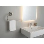 آویز حوله دلفین مدل ss-G-3230 | کروم مات | گارانتی اصالت و سلامت فیزیکی کالا