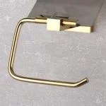 پایه رول دستمال کاغذی دلفین مدل Est-07-G | طلایی | گارانتی اصالت و سلامت فیزیکی کالا