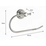 آویز حوله دلفین مدل ss-G-3230 | کروم مات | گارانتی اصالت و سلامت فیزیکی کالا