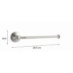 پایه رول دستمال کاغذی دلفین مدل رول بزرگ کد SS-b-3230 | کروم مات | گارانتی اصالت و سلامت فیزیکی کالا