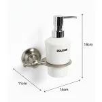 پمپ مایع دستشویی دلفین مدل 3230-ss | کروم مات | گارانتی اصالت و سلامت فیزیکی کالا