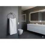 آویز حوله دلفین مدل حلقه ای کد 3230-ss | کروم مات | گارانتی اصالت و سلامت فیزیکی کالا