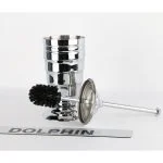 فرچه توالت شوی دلفین مدل paso-brush | کروم | گارانتی اصالت و سلامت فیزیکی کالا