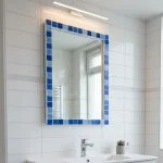 آینه سرویس‌ بهداشتی دلفین مدل 1075-b سایز 36x51 سانتی متر | آبی | گارانتی اصالت و سلامت فیزیکی کالا