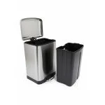 سطل زباله پدالی دلفین مدل 3012-ss گنجایش 12 لیتر | کروم مات | گارانتی اصالت و سلامت فیزیکی کالا