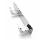 آویز لباس دلفین مدل دو شاخه مستطیلی چسبی کد Org-2 | کروم | گارانتی اصالت و سلامت فیزیکی کالا