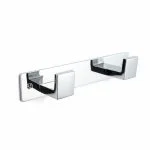 آویز لباس دلفین مدل دو شاخه مستطیلی چسبی کد Org-2 | طلایی | گارانتی اصالت و سلامت فیزیکی کالا