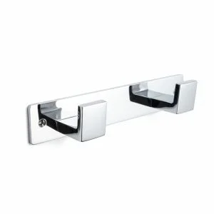 آویز لباس دلفین مدل دو شاخه مستطیلی چسبی کد Org-2 | کروم | گارانتی اصالت و سلامت فیزیکی کالا