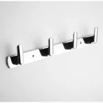 آویز لباس دلفین مدل چهار شاخه گرد چسبی کد Or-4 | کروم | گارانتی اصالت و سلامت فیزیکی کالا