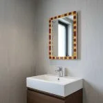 آینه سرویس‌ بهداشتی دلفین مدل 1075-foil سایز 36x51 سانتی متر | چند رنگ | گارانتی اصالت و سلامت فیزیکی کالا