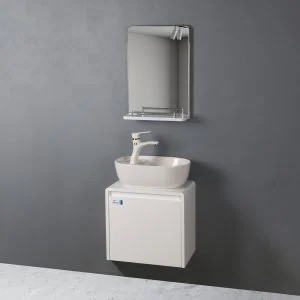 ست کابینت و روشویی دلفین مدل 2742 به همراه آینه | سفید | گارانتی اصالت و سلامت فیزیکی کالا