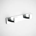 آویز لباس دلفین مدل دو شاخه مستطیلی چسبی کد Org-2 | کروم | گارانتی اصالت و سلامت فیزیکی کالا