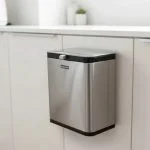 سطل زباله کابینتی دلفین مدل Org-ss گنجایش 3 لیتر | کروم مات | گارانتی اصالت و سلامت فیزیکی کالا