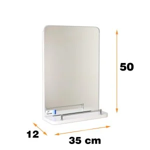 ست کابینت و روشویی دلفین مدل 2742 به همراه آینه | سفید | گارانتی اصالت و سلامت فیزیکی کالا