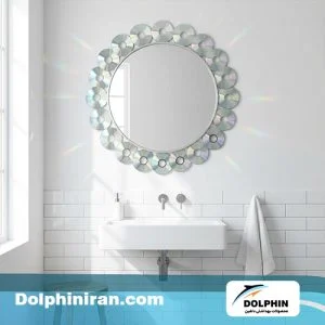 تزیین آینه با سی دی