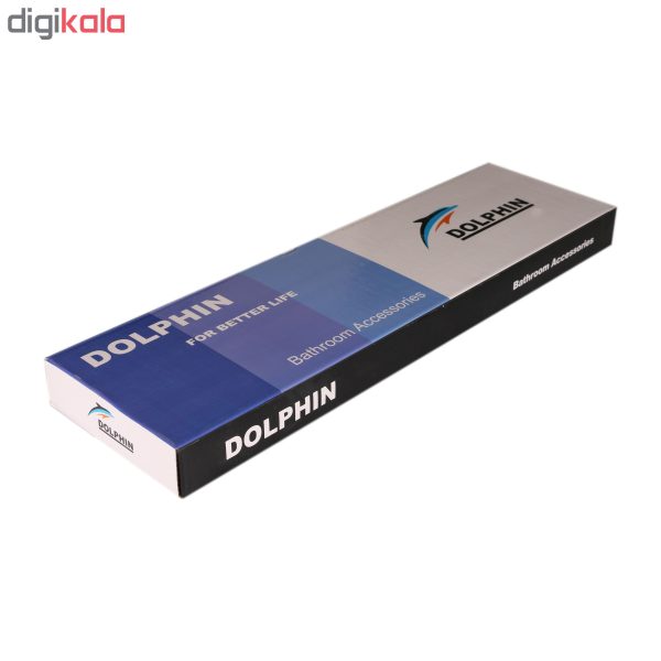 طبقه دیواری دلفین کد 4010-R | سفید | گارانتی اصالت و سلامت فیزیکی کالا
