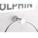 آویز حوله دلفین مدل حلقه ای کد-2530-C | کروم | گارانتی اصالت و سلامت فیزیکی کالا