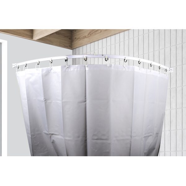میله پرده حمام دلفین مدل FLX-200 | سفید | گارانتی اصالت و سلامت فیزیکی کالا