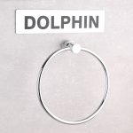 آویز حوله دلفین مدل حلقه ای کد-2530-C | کروم | گارانتی اصالت و سلامت فیزیکی کالا
