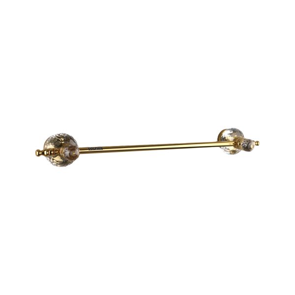 آویز حوله دلفین مدل Shelvy-L56-G | طلایی | گارانتی اصالت و سلامت فیزیکی کالا