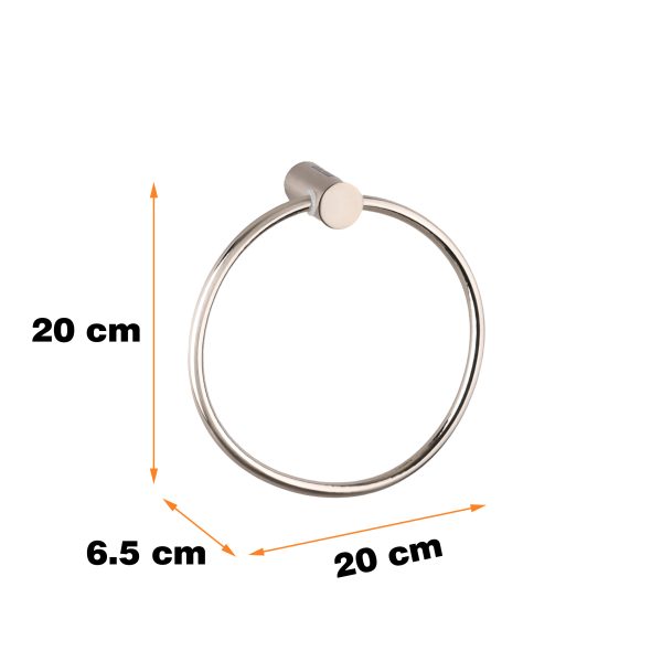 آویز حوله دلفین مدل SS-7230 | کروم مات | گارانتی اصالت و سلامت فیزیکی کالا