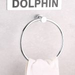 آویز حوله دلفین مدل حلقه ای کد-2530-C | کروم | گارانتی اصالت و سلامت فیزیکی کالا
