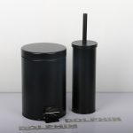 ست سطل زباله و فرچه دلفین مدل Pry-2617