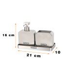 ست سرویس بهداشتی 3 تکه دلفین مدل Kh-172-173