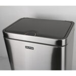 سطل زباله دلفین مدل اتوماتیک کد Ev-8830-20litr | مشکی | گارانتی اصالت و سلامت فیزیکی کالا