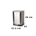 سطل زباله دلفین مدل Ev-232-12litr
