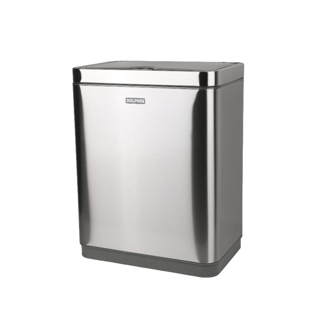 سطل زباله دلفین مدل اتوماتیک کد Ev-8830-20litr | مشکی | گارانتی اصالت و سلامت فیزیکی کالا