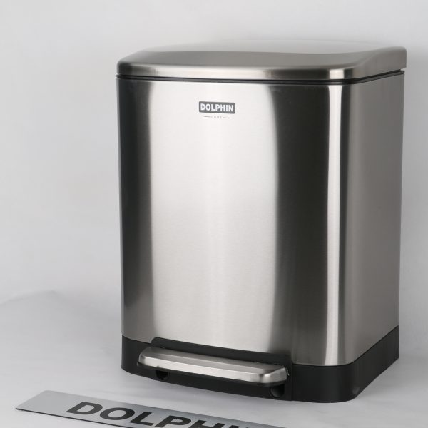 سطل زباله پدالی دلفین مدل 20 لیتر کد Ev-240