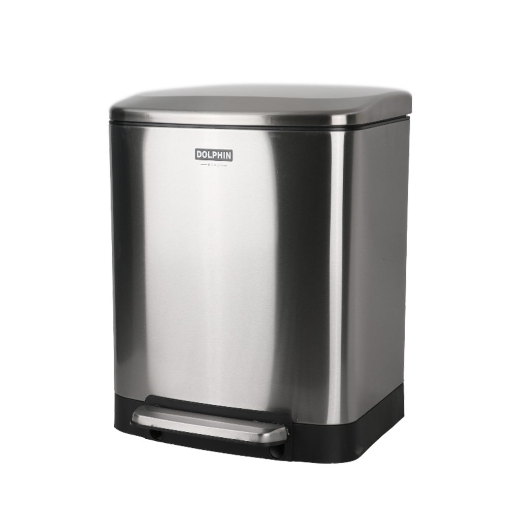 سطل زباله پدالی دلفین مدل 20 لیتر کد Ev-240