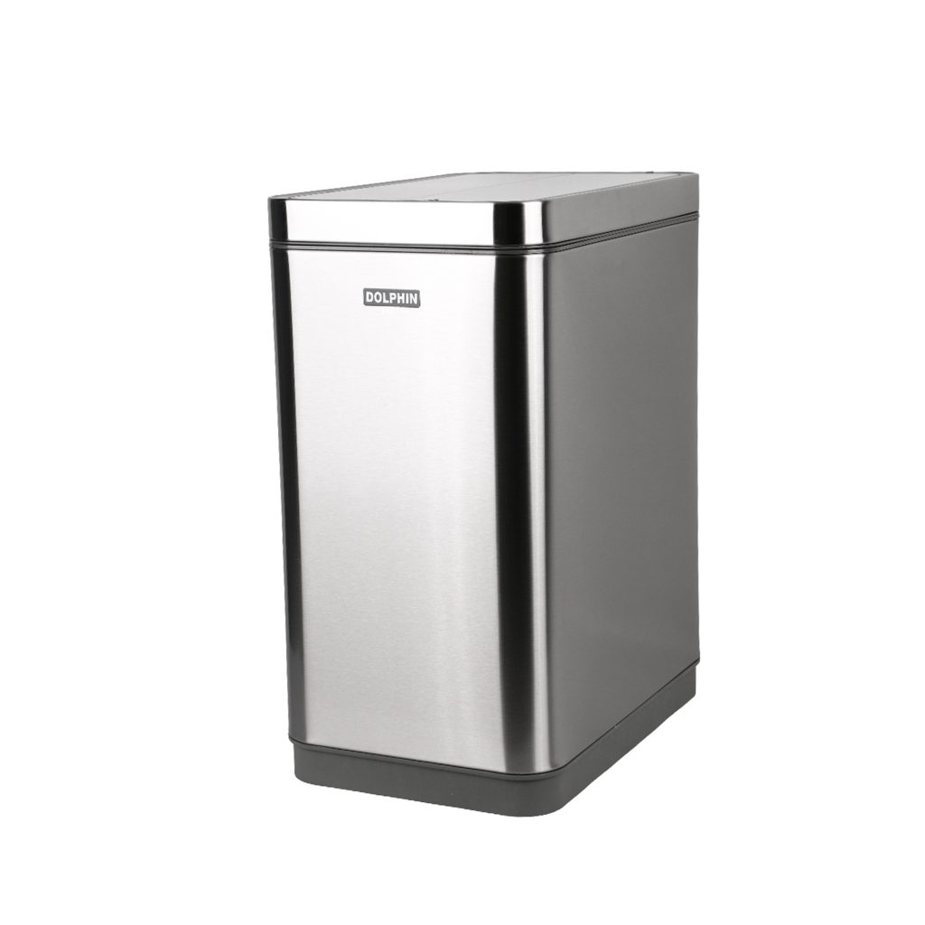 سطل زباله دلفین مدل اتوماتیک کد EV-8821-20litr | استیل | گارانتی اصالت و سلامت فیزیکی کالا