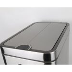 سطل زباله دلفین مدل اتوماتیک کد EV-8821-20litr | استیل | گارانتی اصالت و سلامت فیزیکی کالا