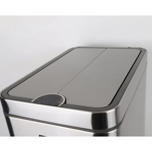 سطل زباله دلفین مدل اتوماتیک کد EV-8821-20litr | استیل | گارانتی اصالت و سلامت فیزیکی کالا