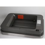 سطل زباله دلفین مدل اتوماتیک کد EV-8821-20litr | استیل | گارانتی اصالت و سلامت فیزیکی کالا