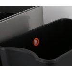 سطل زباله دلفین مدل اتوماتیک کد EV-8821-20litr | استیل | گارانتی اصالت و سلامت فیزیکی کالا