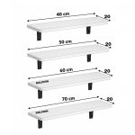 شلف دیواری دلفین مدل Jv-5020-pvc | سفید | گارانتی اصالت و سلامت فیزیکی کالا