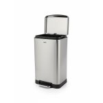 سطل زباله پدالی دلفین مدل ss-L40-3040 گنجایش 40 لیتر