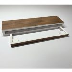 شلف دیواری دلفین مدل JV-6015-PVC کشویی | قهوه ای | گارانتی اصالت و سلامت فیزیکی کالا