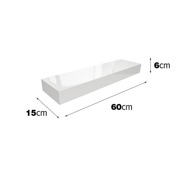 شلف دیواری دلفین مدل JV-6015-PVC کشویی | مشکی | گارانتی اصالت و سلامت فیزیکی کالا