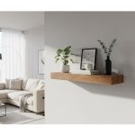 شلف دیواری دلفین مدل JV-6015-PVC کشویی | قهوه ای | گارانتی اصالت و سلامت فیزیکی کالا