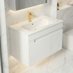 ست کابینت و روشویی دیواری دلفین مدل Flat-6040 | سفید | گارانتی اصالت و سلامت فیزیکی کالا